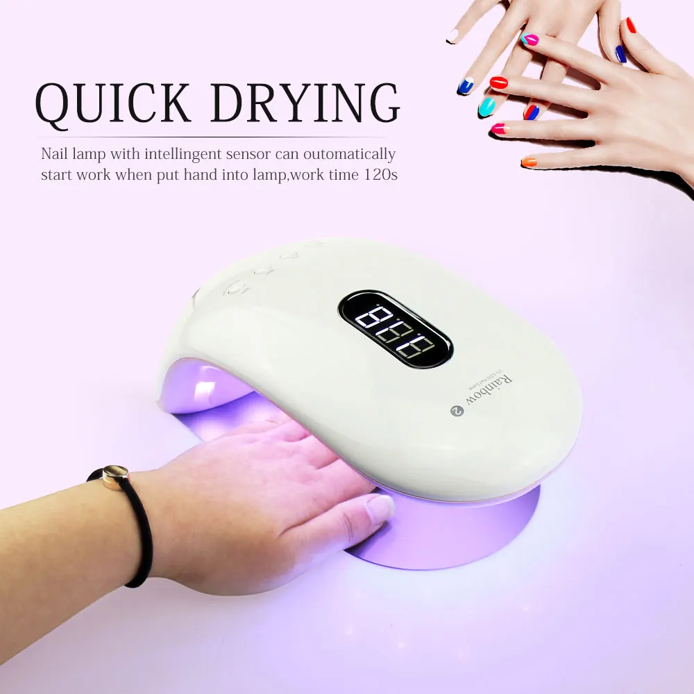 

2018 New Design 36W UV Nail Lamp Dryer 365+405nm LED Light Nail for Curing Nails Gel Polish Nail Dryer Manicure Lamp