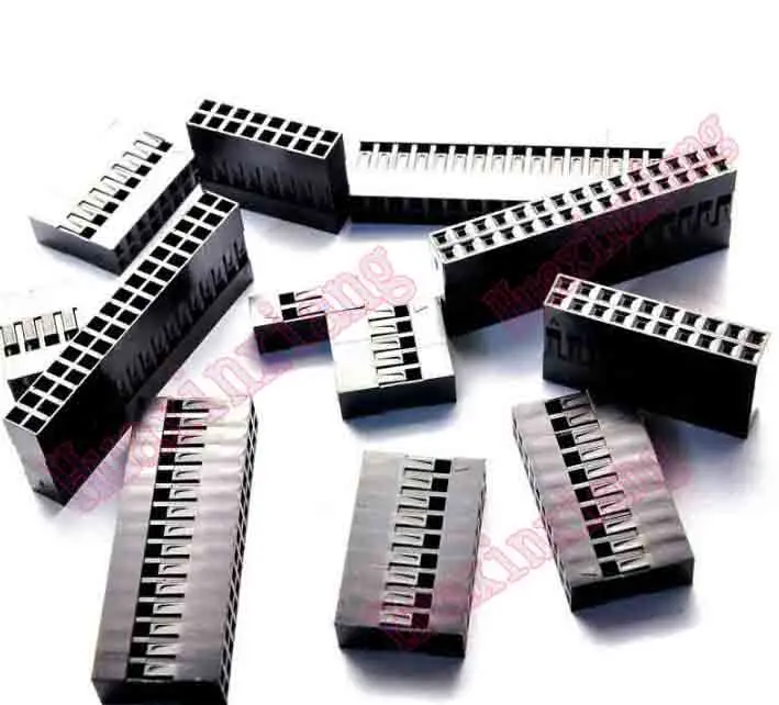 

50PCS/Lot 2.54mm Double Row Dupont Plastic Shell Housing Connector For Dupont Jumper Wire Cable