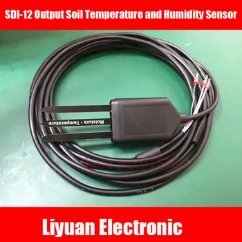 

New version SDI-12 Output Soil Temperature and Humidity Sensor Replacement 5TM water content and Temperature sensors Cable 5m