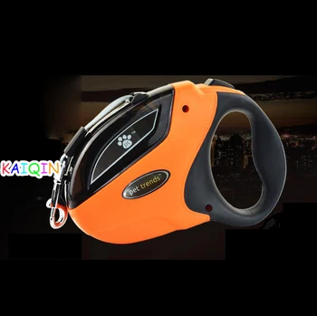 

High Quality 5m Retractable Dog Leash Cachorro Candy Fashion Candy Color Out Door Walking Hanging Dog Harness