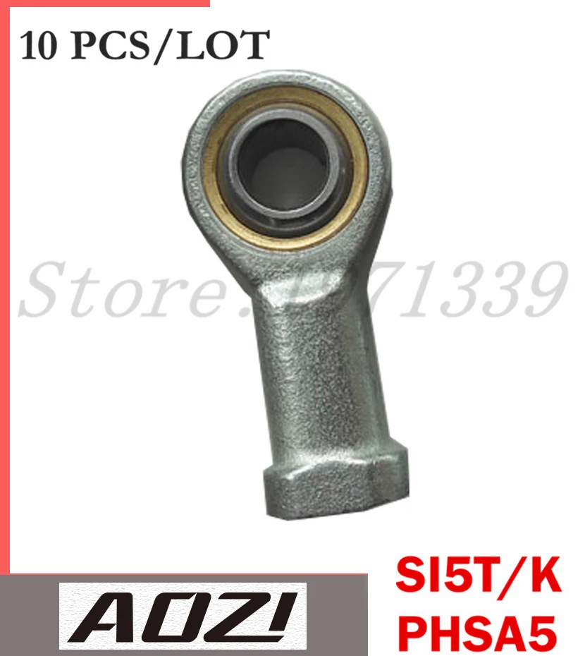 10pcs 5MM Internal Thread Rod End Joint Bearing Female Metric Threaded