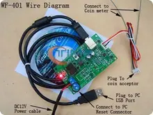 Бортовой компьютер управления USB для Монетные компьютер/Интерфейс USB Таймер управления Adpter доски Б /У на почти любое государственное или частное место