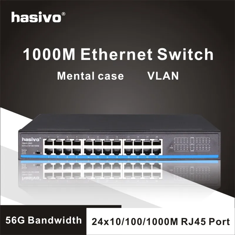 

lan switch ethernet switch with 24 RJ45 Port gigabit switch for ip camera