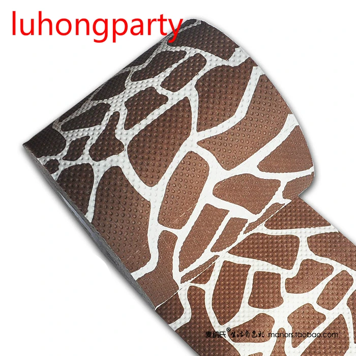 

2Packs 30m/pack Giraffe Lines design Printed Paper Toilet Tissues Roll Toilet Paper Novelty Toilet Tissue Wholesale