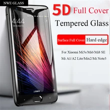 5D Full Cover Tempered Glass For Xiaomi Mi A1 Mi A