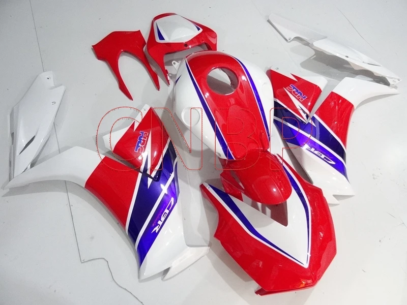 Комплекты обтекателей CBR1000 RR 2008-2011 красно-белые гоночные строительные комплекты