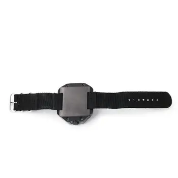 

Wrist Light Hand-worn Flashlight With Display Electronic Watch Function Watch Light Portable Black Color