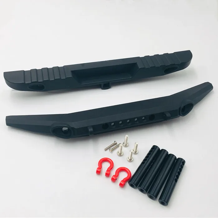 

1Set Nylon+Fiber Front Rear Bumper Bar Crush Barrier Anti-collision Bar f TRX-4/SCX10 ii 90046 Car Shell Frame Model 324mm Track