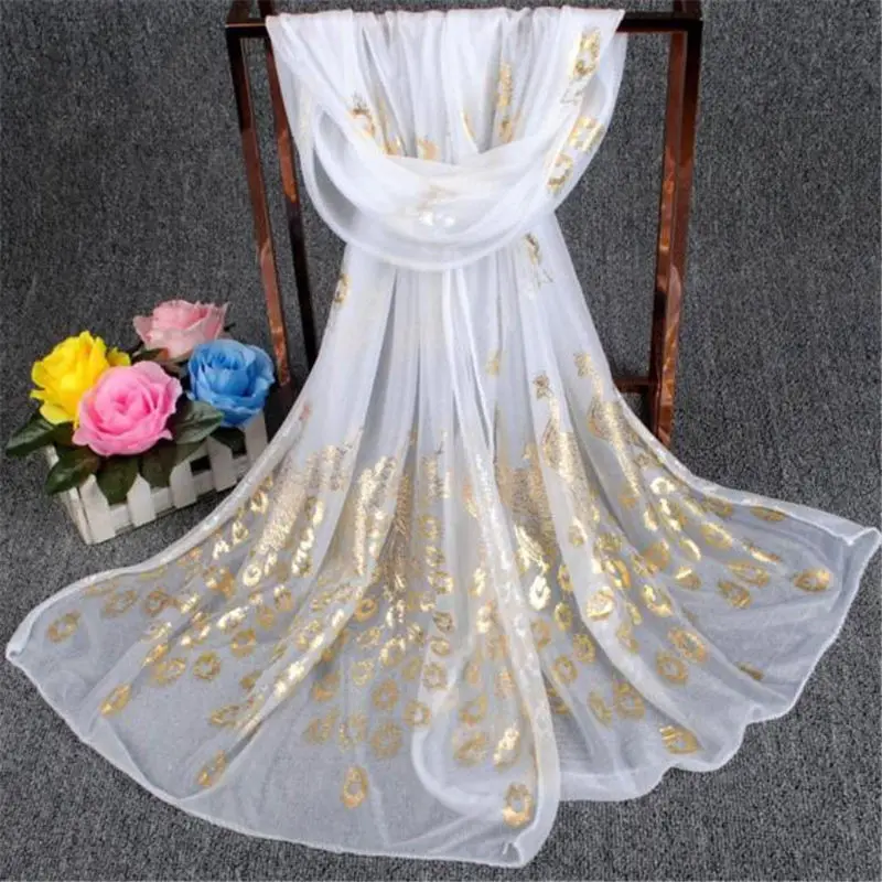 Fashion Women Long Print Scarf Wrap Ladies Shawl Girls Large women's scarves handkerchief hijab scarf 40FE2611