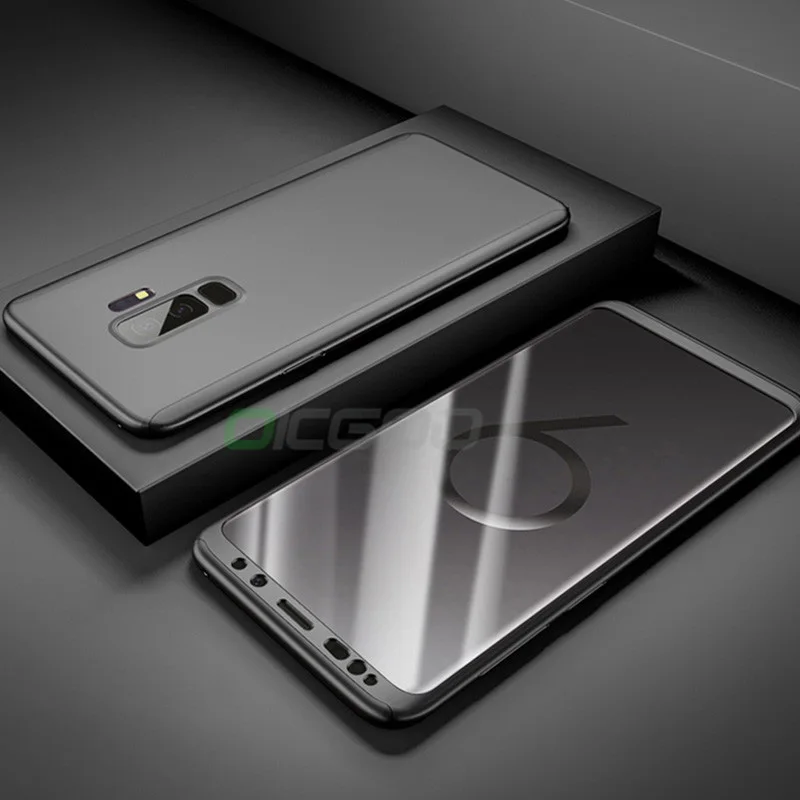 360 Полный чехол противоударный для телефона samsung Galaxy S9 S8 Plus защитный Note 9 8