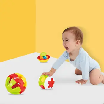 

3pcs Baby Rattle Bell Ball Musical Toys Set Baby Grasping Intelligent Development Kids Jingle Sound Hand Shaker toys