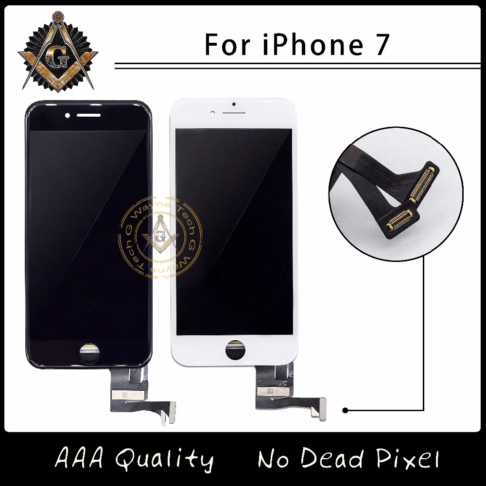 Prix pour 2 PCS/LOT TM Qualité LCD Pas Dead Pixel Pour iPhone 7 7G Affichage Tactile Digitizer Assemblée Livraison Gratuite DHL Prix pour 2 PCS/LOT TM Qualité LCD Pas Dead Pixel Pour iPhone 7 7G Affichage Tactile Digitizer Assemblée Livraison Gratuite DHL