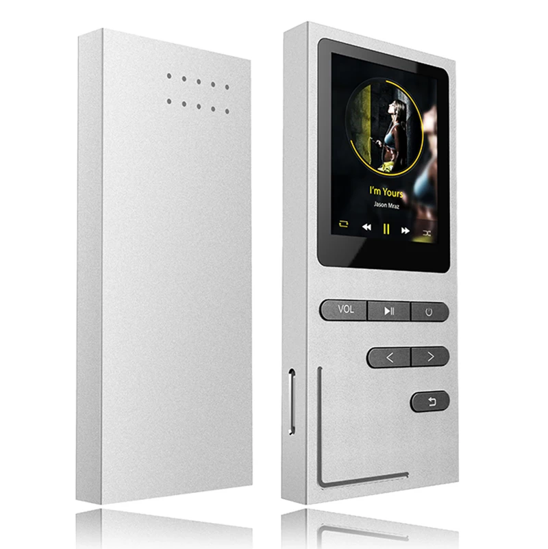 Новый металлический MP3 музыкальный плеер встроенный динамик портативный