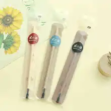 LifeMaster M& G, канцелярская гелевая заправка, 5 шт./лот, очень тонкая, 0,35 мм, черная/синяя игольчатая ручка, гелевая ручка, Пишущие принадлежности