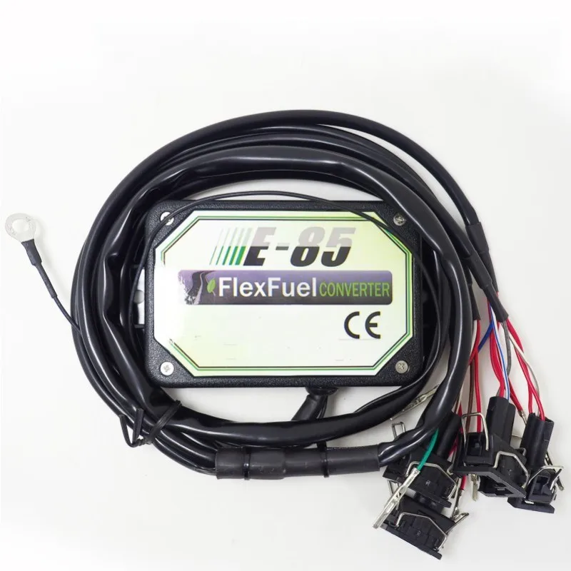 Alternativo com Arranque a Frio Conversor de Bioetanol Kit de Conversão Etanol Carro Automática Combustível Asst Dhl Grátis 4cyl E85 7 Cheap Transmissão e cabos