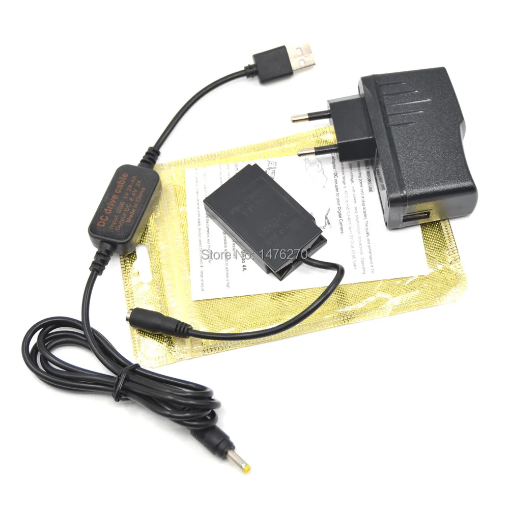 

Mobile power adapter USB cable EH-5+5V3A charger+EP-5C EP5C DC Coupler EN-EL20 dummy battery for Nikon 1J1 1J2 1J3 1S1 1AW1 V3