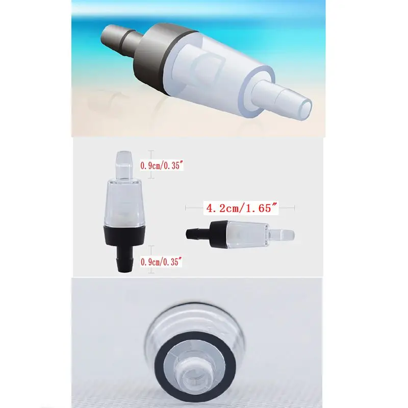 Aquarium Check Valves Airline Tubing Connectors Air Flow Cotroller