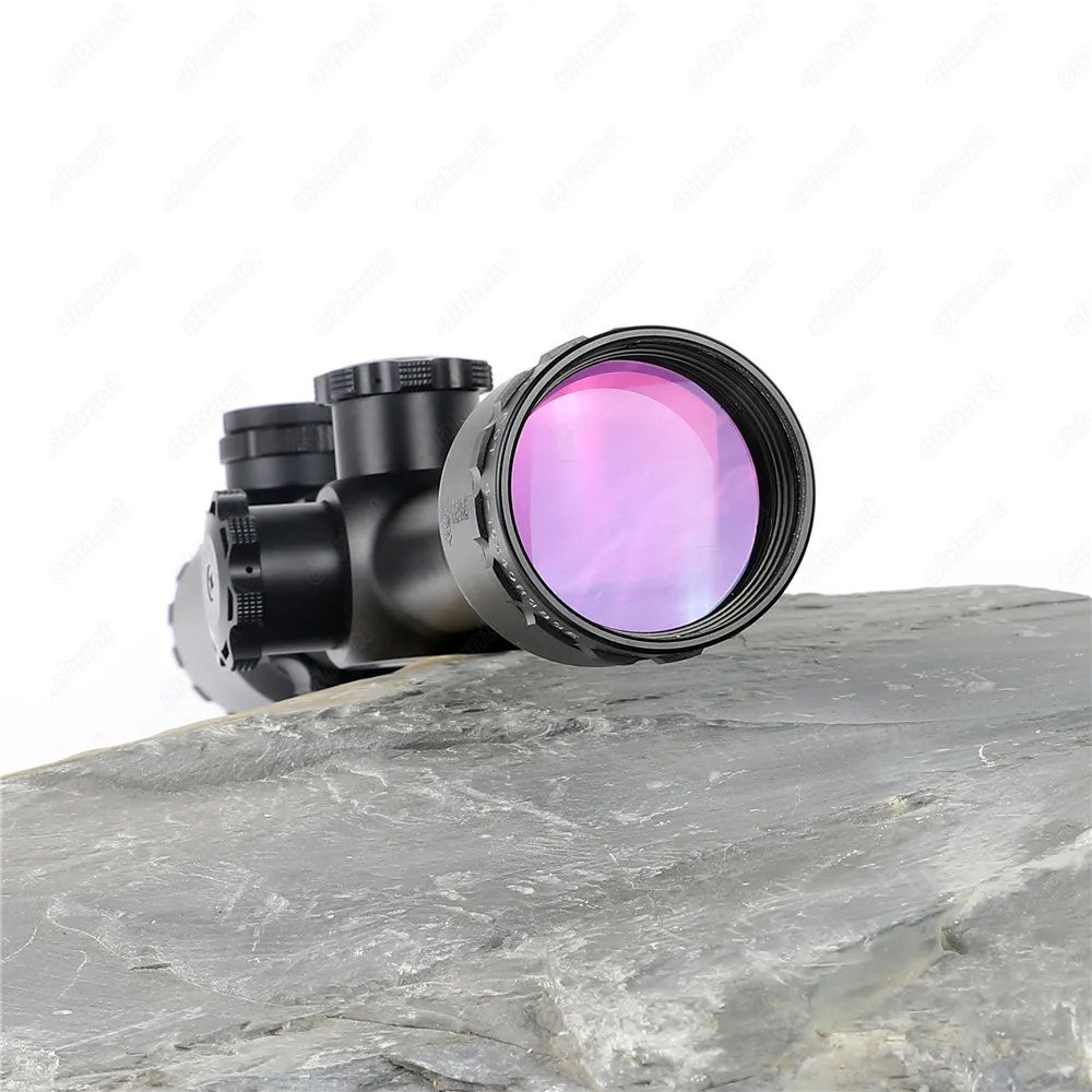 BSA Contender COMD 4-16X40 RGBGE Hunting Riflescopes Side Parallax RGB Mil dot Glass Etched Reticle Turrets Lock Reset Scope (2)