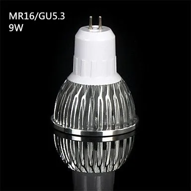 10 шт. Dimmable светодиодный Gu5.3/MR16 110v 220v 85-265v 9W EPISTAR светодиодный теплый белый/чистый белый/холодный белый/лампочка для прожектора