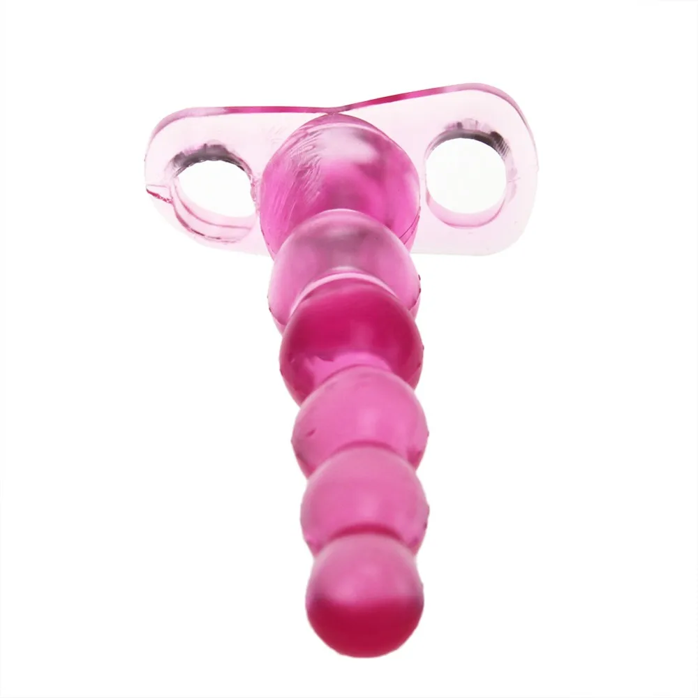 h005BASICS Beaded Slimline Butt Plug (10)