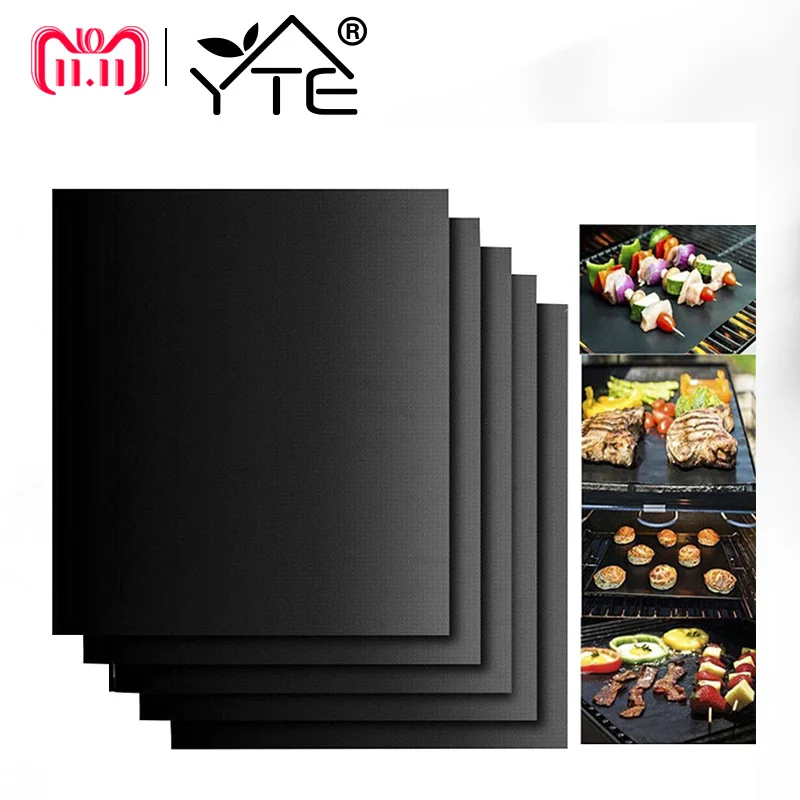 

1Pc Non-stick BBQ Mat Barbecue Baking Liners Reusable Cooking Sheets Useful Party Cooking Tool 40 x 33cm