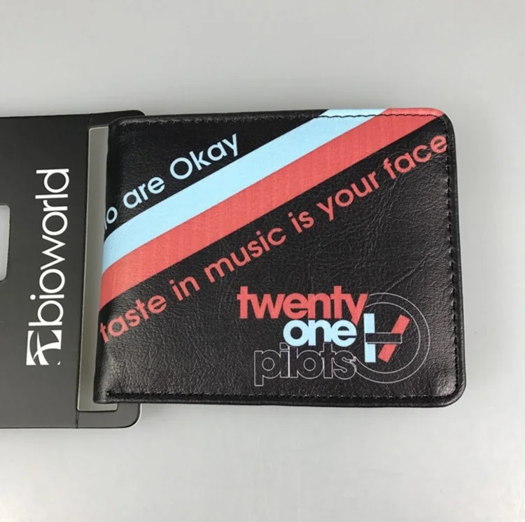 Отряд Самоубийц Twenty One Pilots Назад в будущее Короткие Кошельки аниме держатель для