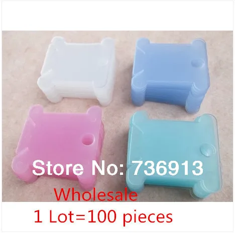 

Wholesale Plastic Cross Stitch Thread Threading Bobbin Card Board 1 Lot=100 Pieces