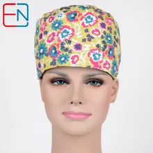 New Matin long hair surgical cap for long hair doctors and nurses 100% cotton Hong yan