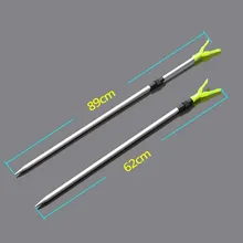 Fishing Rods Holder Telescoping Fishing Tool Aluminum bracket inserted two-section bracket Angle Adjustable