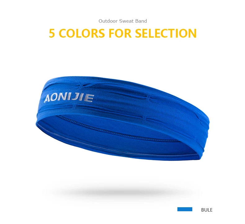 AONIJIE E4086 Workout Headband Non-slip Sweatband Wrist Band Soft Stretchy Bandana Running Yoga Gym Fitness Running