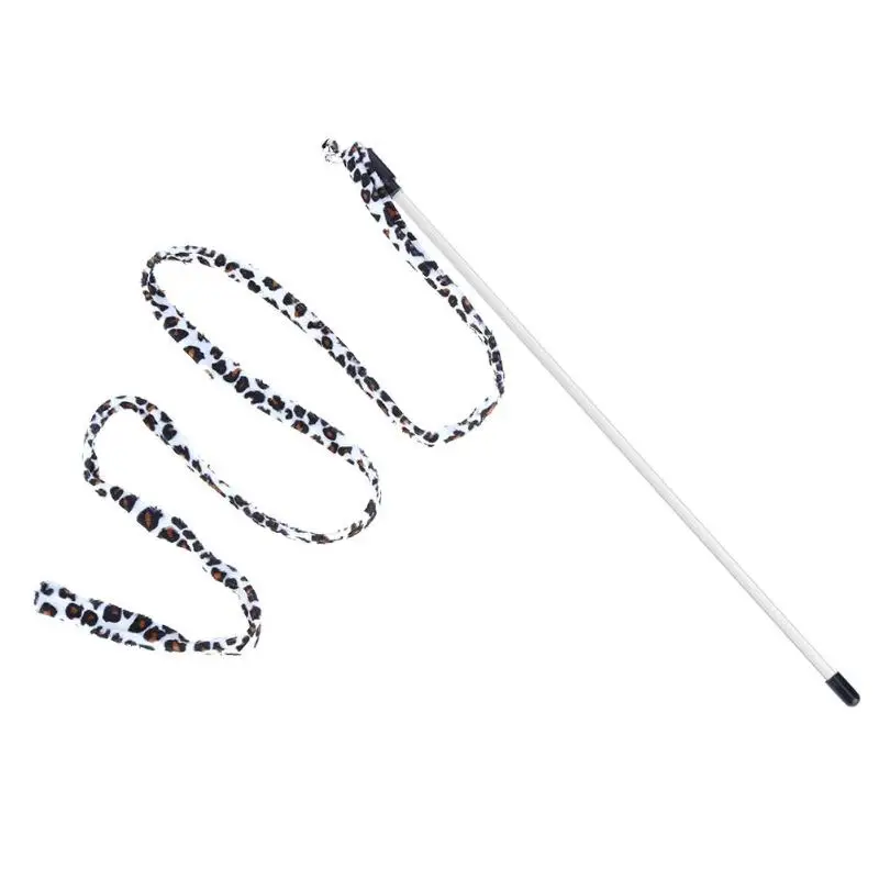 

Cat Toys Cute Funny White Rod Teaser Wand Plastic Pet Toys for Cats Interactive Stick Cat Supplies Healthy Funny YH-461408