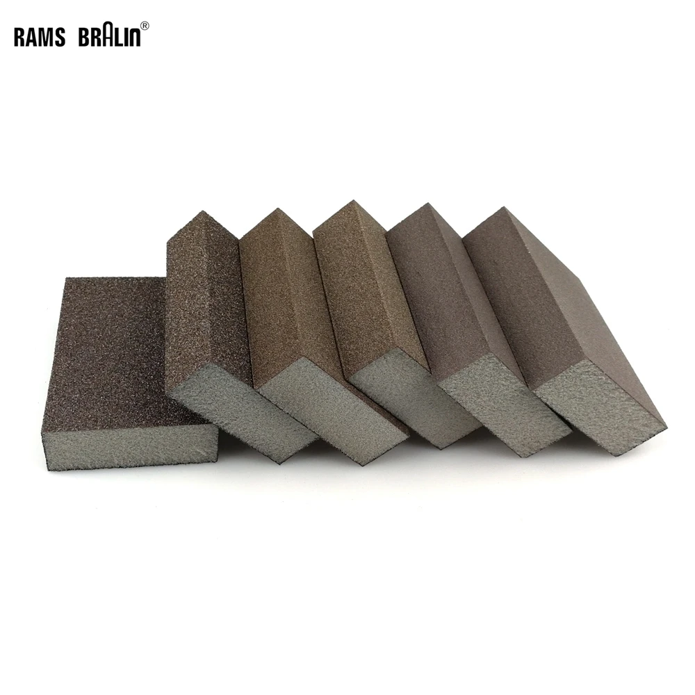 Buy 20 pieces Abrasive Foam Pad Sanding Sponge Block