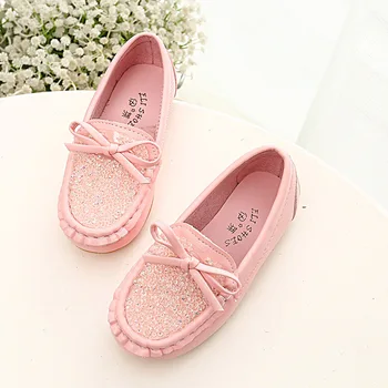 

Retail 2020 spring and autumn new children's shoes shoes fashion cute diamond bow casual shoes size 21-36