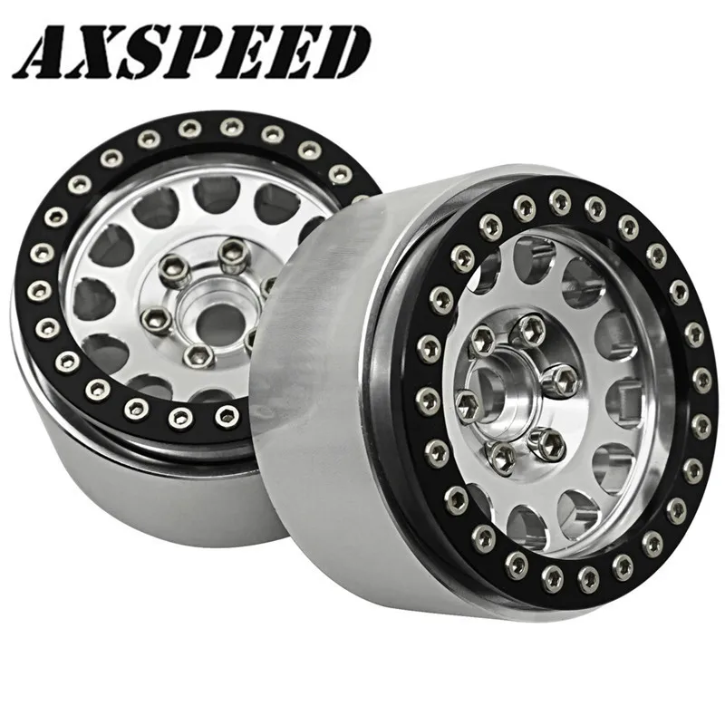 

4x Aluminum Beadlock 1.9 Wheel Rims Set for D90 SCX10 CC01 TRX4 RC crawler #24
