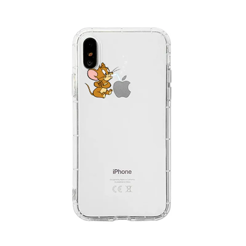 Забавный чехол для телефона Crayon Shinchan чехол для iPhone 6 6S 7 8 Plus X XS MAX XR, Прозрачная мягкая Задняя накладка чехла из ТПУ - Цвет: 7