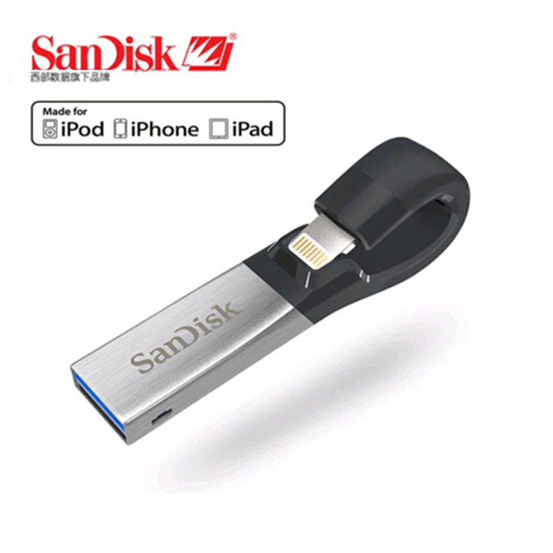 

SanDisk USB Flash Drive 64GB 32GB OTG USB 3.0 SDIX30N Pen Drives USB Stick pendrive for iPhone iPad iPod APPLE MFi