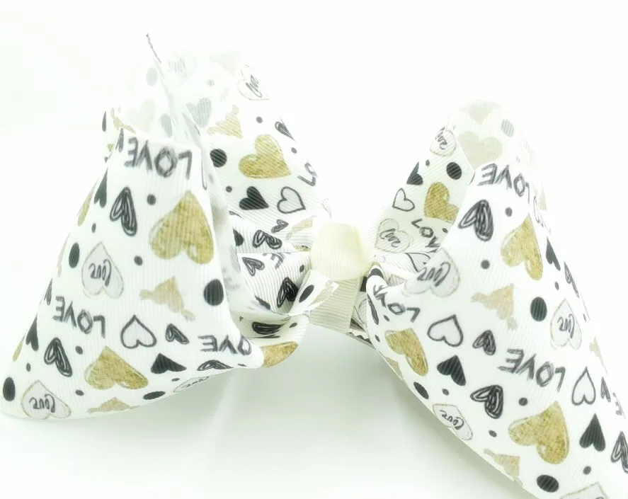 heart pringing ribbon bow1