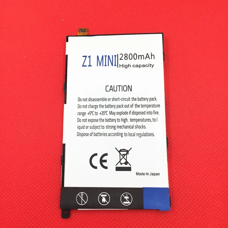 LIS1529ERPC 2800mAh Mobile Phone Battery for Sony Xperia Z1 mini Z1mini D5503 Z1 Compact M51w