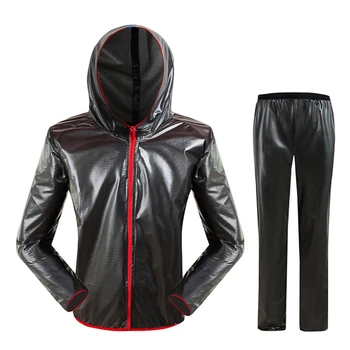 

SZS Hot Waterproof Raincoat Suit Outdoor Fishing Fashion Sports Raincoat Unisex Riding Motorcycle Rainwear Suit Adult-Xxl