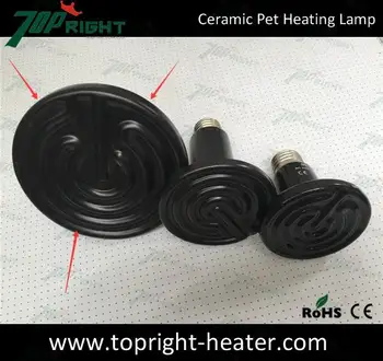 

90X100mm 50w black Light Holder Stand for Reptile Ceramic Infrared Emitter Heat Lamp