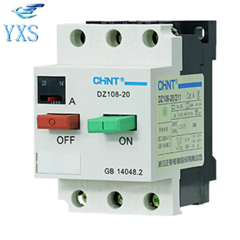 

Genuine Breaker DZ108-20/211 10A (6.3-10A) Motor Protection 3VE1