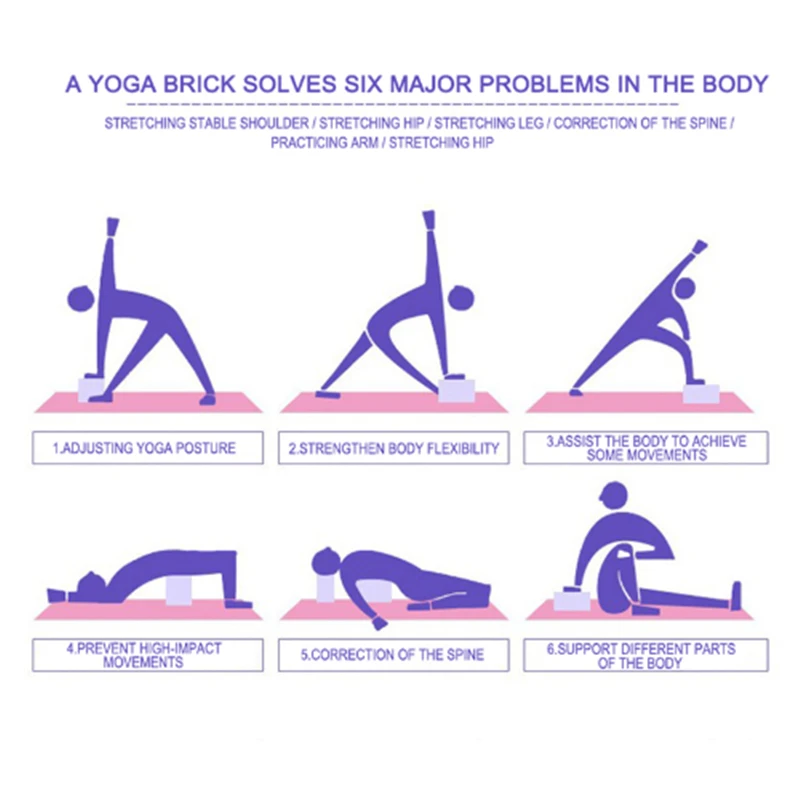 1 шт. блок йоги eva красочный пенопластовый блок кирпич для формирования тела упражнения фитнес-инструмент упражнения тренировки Растяжка помощь тренировки здоровья