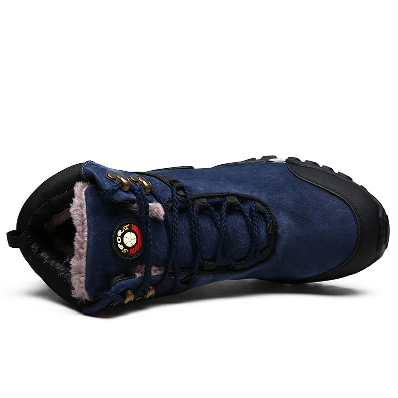 Hiking Boots Man Winter Sneakers Trekking Mountain Men Boot Anti-Slippery Outdoor Sport Shoes Super Warm Climbing Camping Shoe Hiking Boots Man Winter Sneakers Trekking Mountain Men Boot Anti-Slippery Outdoor Sport Shoes Super Warm Climbing Camping Shoe