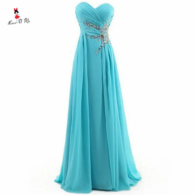 Ciel Bleu Robes De Bal 2017 Longue Graduation Robe Turquoise Import s Partie Robe Robes de