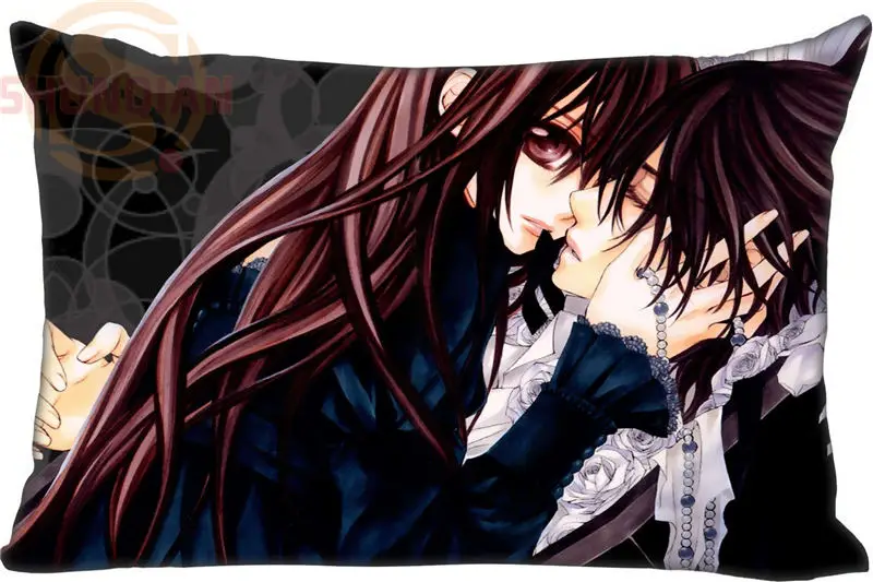 Custom Pillowcase anime vampire knight rectangle Zipper Pillow Throw