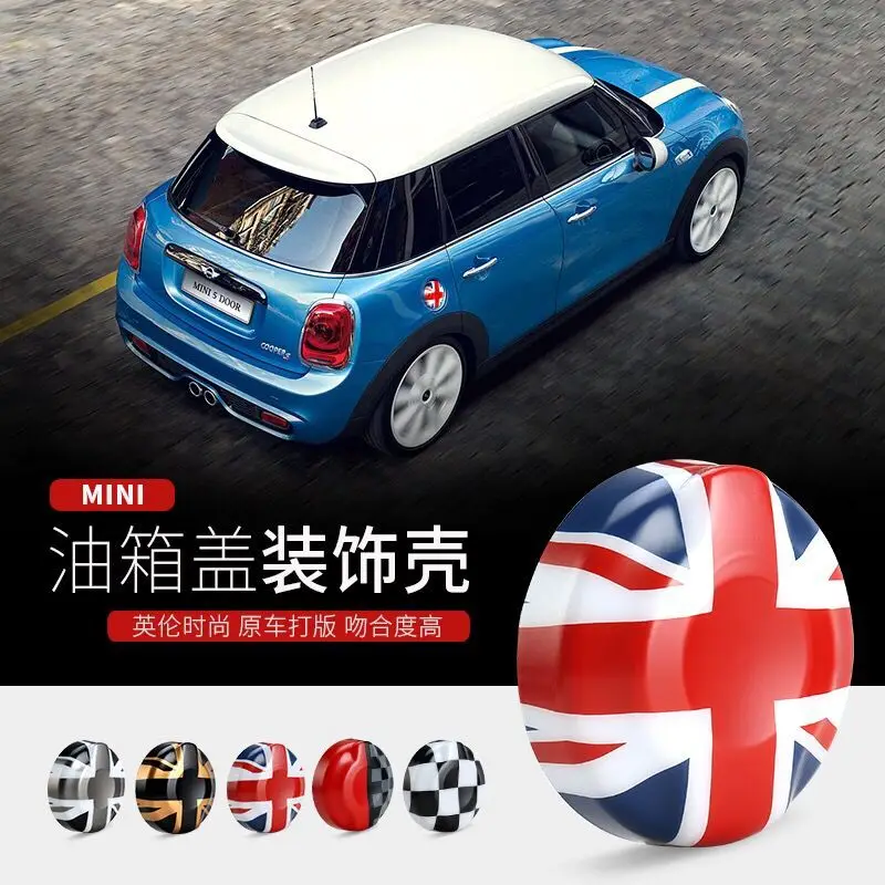 

ABS Union Jack Flag Fuel Tank Cap Cover Sticker Case Decoration For BMW MINI Cooper S 2.0T F54 F55 F56 Car Styling Accessories