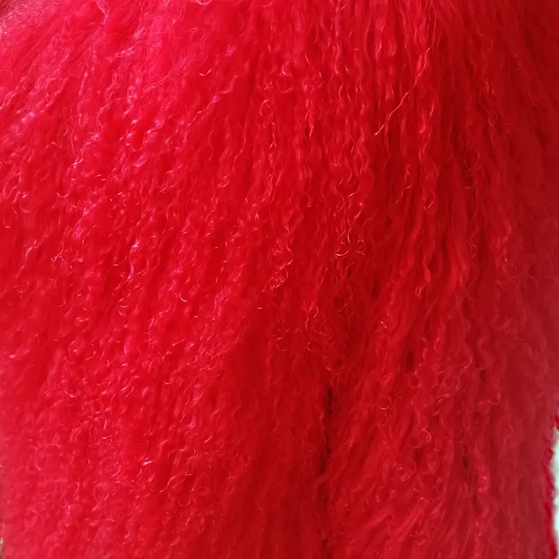 Manteau Mode Rétro Fourrure Manches Veste Femmes Mongolie Gilet De Agneau Ferme RTqRZgaW