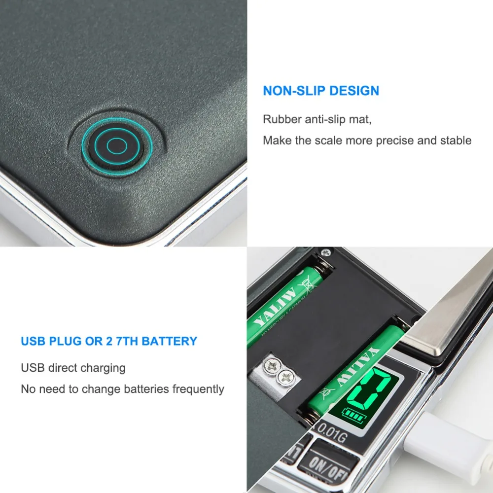 Новинка USB вставной портативный золотые ювелирные весы светодиодный цифровой дисплей Электронные весы карманные весы Подарочный защитный кожаный чехол
