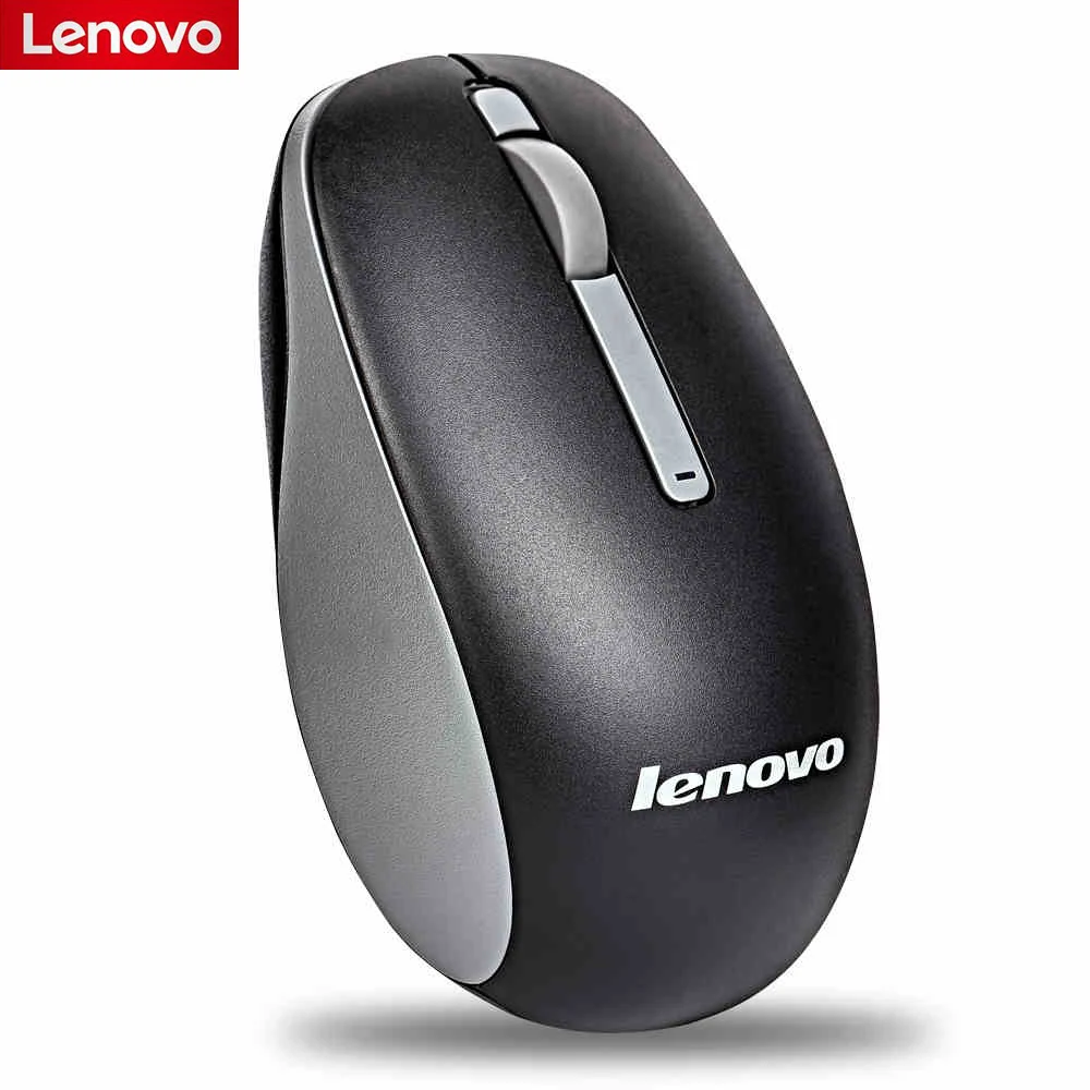 Black Lenovo N100 Wireless Mouse