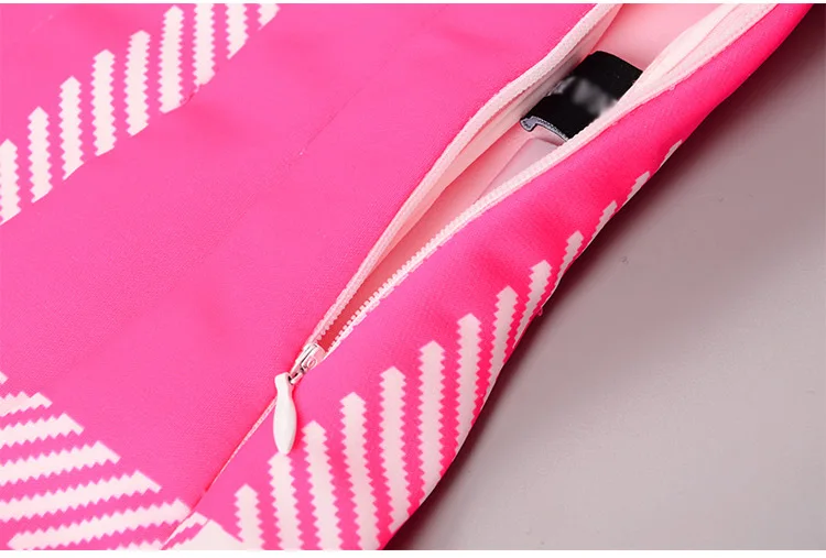 Осенне-зимний клетчатый комплект из двух предметов, топ и юбка, короткий топ с двубортной плиссированной юбкой до середины икры, розовый